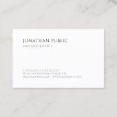 Erinnerung der Ernennung Modernes Minimalistisches Terminkarte (Rückseite)