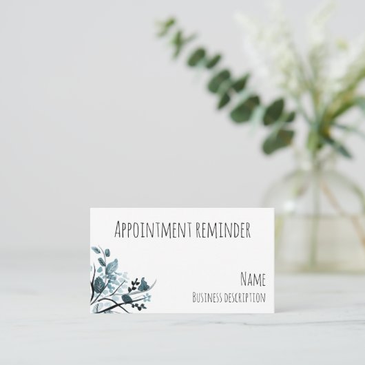 Erinnerung der Ernennung Visitenkarte (Stehend Vorderseite)