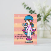 Erinnerung der Ernennung von Hund Groomer Postkarte (Stehend Vorderseite)