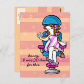 Erinnerung der Ernennung von Hund Groomer Postkarte (Vorne/Hinten)