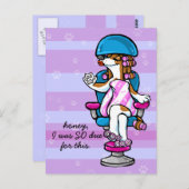 Erinnerung der Ernennung von Hunden Postkarte (Vorne/Hinten)