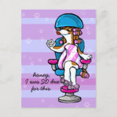 Erinnerung der Ernennung von Hunden Postkarte (Vorderseite)