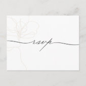 Erinnerung der illustrierten Blume UAWG Einladungspostkarte (Vorderseite)