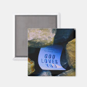 Erinnerung der Liebe Gottes für dich. Christlicher Magnet (Vorderseite/Rückseite)