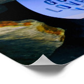 Erinnerung der Liebe Gottes für dich. Christlicher Poster (Ecke)