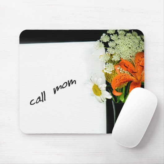 Erinnerung der Mama auf der Weißen Tafel Mousepad (Mit Mouse)