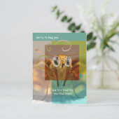 Erinnerung der niedlichen Optometrie Augenuntersuc Postkarte (Stehend Vorderseite)