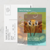 Erinnerung der niedlichen Optometrie Augenuntersuc Postkarte (Vorne/Hinten)