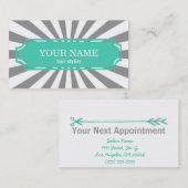 Erinnerung der terminkarte (Vorne/Hinten)