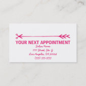 Erinnerung der terminkarte (Rückseite)