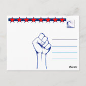 Erinnerung der Wahlen! Postkarte (Rückseite)