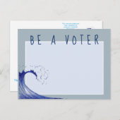 Erinnerung der Wahlen - SEIN SIE WÄHLER! Postkarte (Vorne/Hinten)