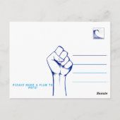 Erinnerung der Wähler Postkarte (Rückseite)