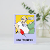 Erinnerung der Zahnersatzprüfung Postkarte (Stehend Vorderseite)