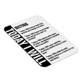 Erinnerung Dieting Goals individuell anpassen Magnet (Rechte Seite)