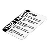 Erinnerung Dieting Goals individuell anpassen Magnet (Linke Seite)