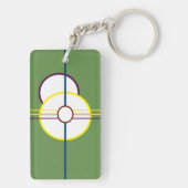 "Erinnerung" Doppelseitige Akrylkette Schlüsselanhänger (Rückseite)