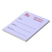 Erinnerung-Editor für die Nachfüllung der Medikati Notizblock (Rotiert)