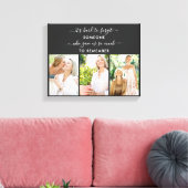 Erinnerung Foto Collage Jemand zu erinnern Leinwanddruck (Insitu (Wohnzimmer))