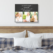 Erinnerung Foto Collage Jemand zu erinnern Leinwanddruck (Insitu (Schlafzimmer))