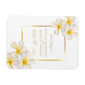 Erinnerung Frangipani Magnet (Horizontal)