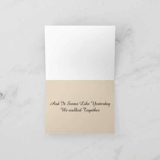 Erinnerung: Freundschaft, Karte (Innenseite)