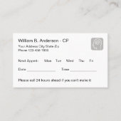 Erinnerung für Ärztepsychologie Terminkarte (Vorderseite)