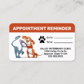 Erinnerung für Begleiter Terminkarte (Vorderseite)