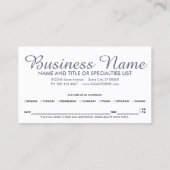 Erinnerung für bezwungene Wellenübergabe Terminkarte (Rückseite)