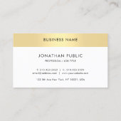 Erinnerung für den Creative Gold Look Terminkarte (Rückseite)