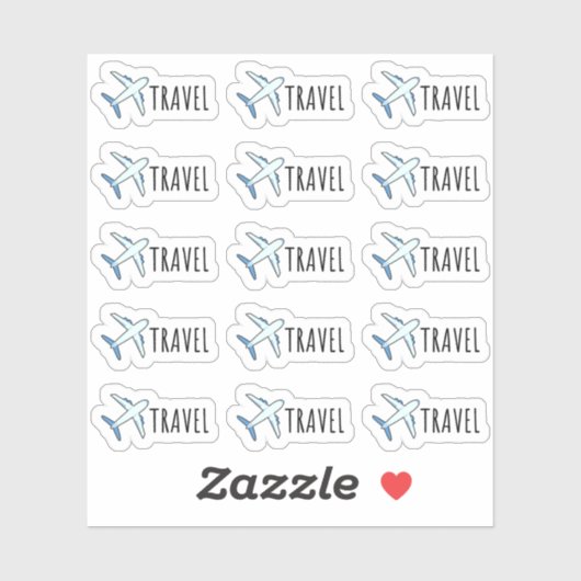 Erinnerung für den Flugflug Aufkleber (Blatt)