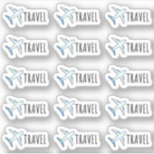 Erinnerung für den Flugflug Aufkleber (Vorderseite)