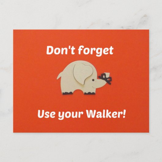 Erinnerung für den Walker Postkarte (Vorderseite)