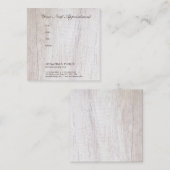 Erinnerung für die Benennung von Holz-Look Elegant Terminkarte (Vorne/Hinten)