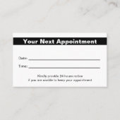 Erinnerung für die berufliche Ärzteernennung Terminkarte (Vorderseite)