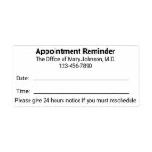 Erinnerung für die Ernennung des Arztes Permastempel (Design)