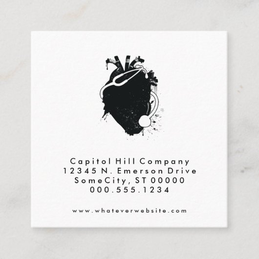 Erinnerung für die Ernennung eines Arztes Terminkarte (Vorderseite)