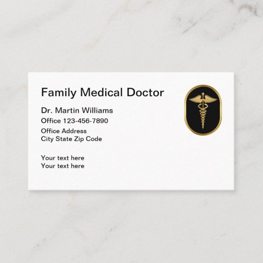 Erinnerung für die Ernennung eines Arztes Visitenkarte (Vorderseite)