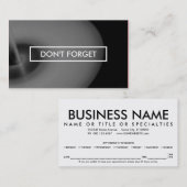 Erinnerung für die Ernennung von Musikstudenten Terminkarte (Vorne/Hinten)