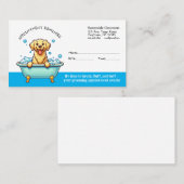 Erinnerung für die Hunde Visitenkarte (Vorne/Hinten)