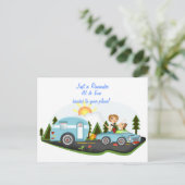 Erinnerung für Fahrten Postkarte (Stehend Vorderseite)