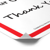 Erinnerung für Handys des Arztes Poster (Ecke)