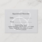 Erinnerung für Hausarzt Terminkarte (Vorderseite)