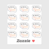 Erinnerung für Maniküre Nagelpflege Aufkleber (Blatt)