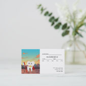 Erinnerung für pädiatrische Zahnärzte Visitenkarte (Stehend Vorderseite)