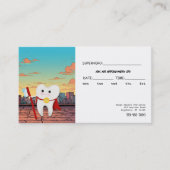 Erinnerung für pädiatrische Zahnärzte Visitenkarte (Vorderseite)