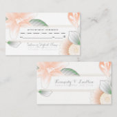 Erinnerung für Vintage Blumenbestellung Terminkarte (Vorne/Hinten)