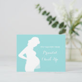 Erinnerung für vorgeburtliche Besichtigung OB-GYN Postkarte (Stehend Vorderseite)