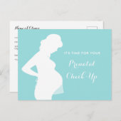 Erinnerung für vorgeburtliche Besichtigung OB-GYN Postkarte (Vorne/Hinten)