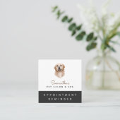 Erinnerung für Wasserfarben Quadratische Visitenkarte (Stehend Vorderseite)